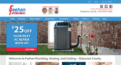 Desktop Screenshot of feehanplumbing.com